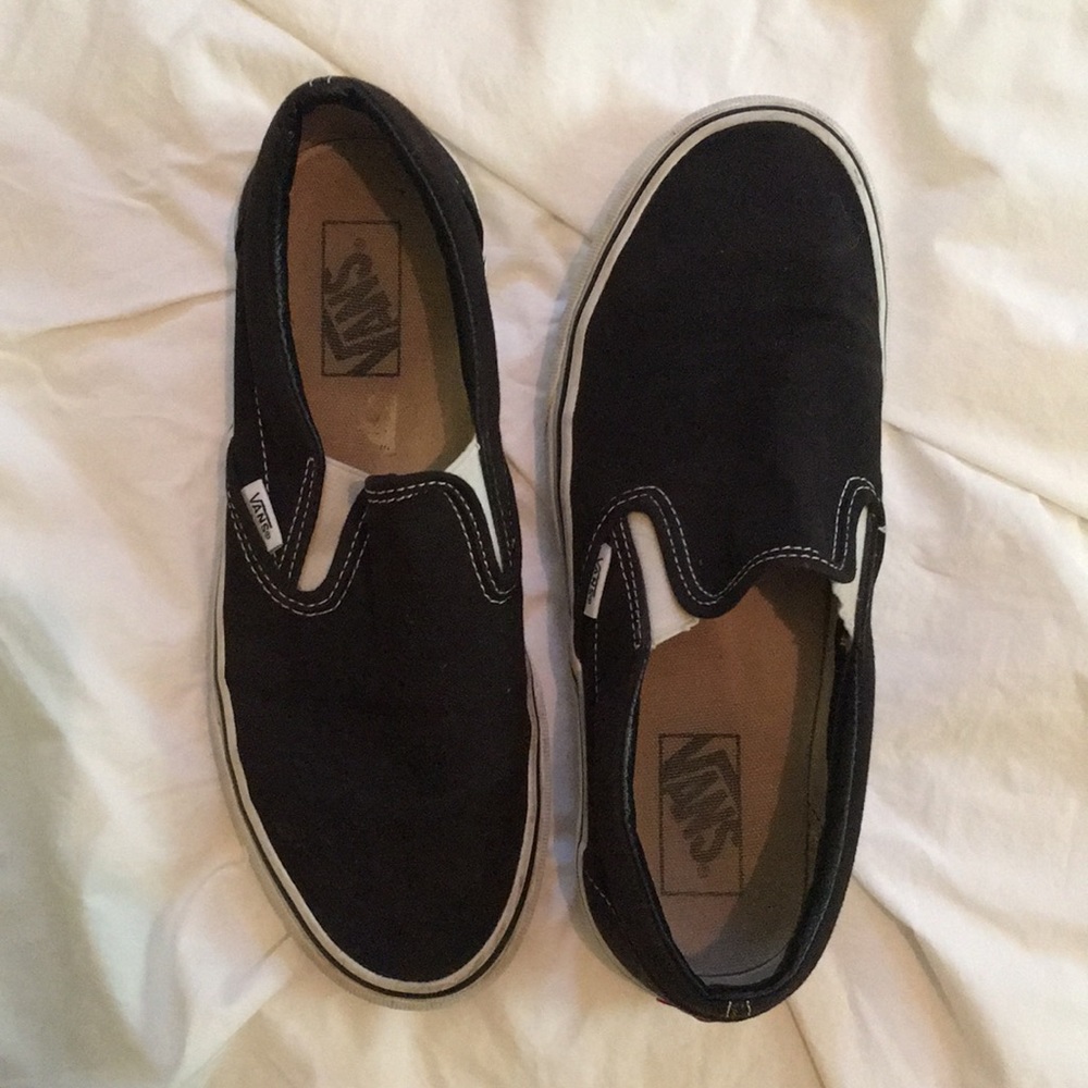 Black Classic Slip-On Vans
